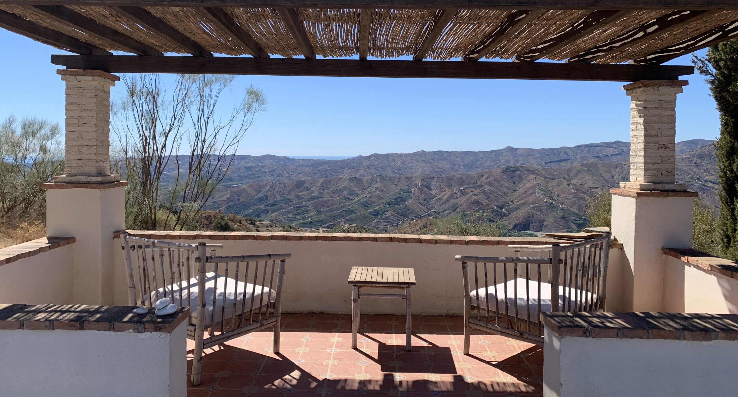 Ultieme terras voor koffie in de ochtend